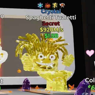 FORTNITE STEAL THE BRAINROT SPAGHETTI TUALETTI CRYSTAL 4 TRAITS