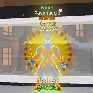 FORTNITE STEAL THE BRAINROT PAVONACCIO NEON