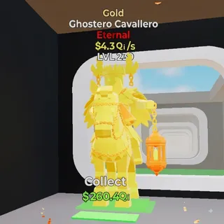 FORTNITE STEAL THE BRAINROT GHOSTERO CAVALLERO GOLD
