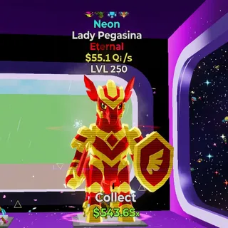 FORTNITE STEAL THE BRAINROT LADY PEGASINA NEON