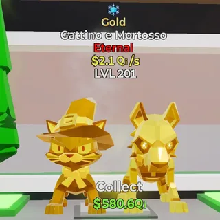 FORTNITE STEAL THE BRAINROT GATTINO E MORTOSSO GOLD