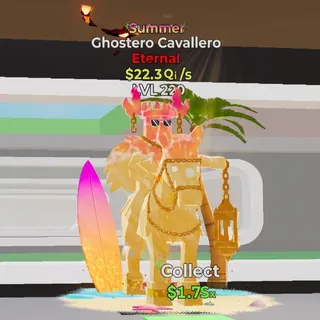 FORTNITE STEAL THE BRAINROT GHOSTERO CAVALLERO SUMMER