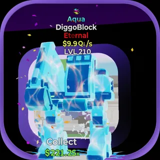 FORTNITE STEAL THE BRAINROT DIGGOBLOCK AQUA