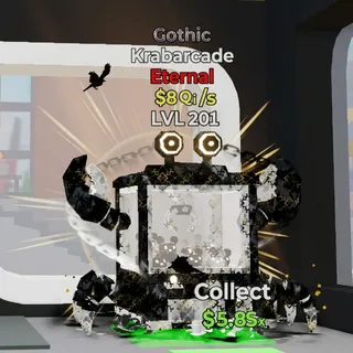 FORTNITE STEAL THE BRAINROT KRABARCADE GOTHIC