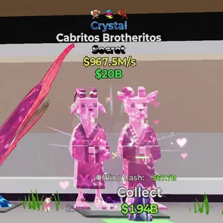 FORTNITE STEAL THE BRAINROT CABRITOS BROTHERITOS CRYSTAL