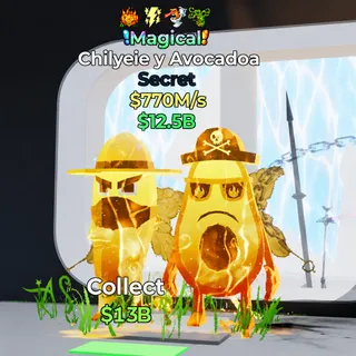 FORTNITE STEAL THE BRAINROT CHILYEIE Y AVOCADOA MAGICAL 4 TRAITS