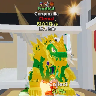 FORTNITE STEAL THE BRAINROT GORGONZILLA FOOTBALL 10.1Qi/s LVL 200