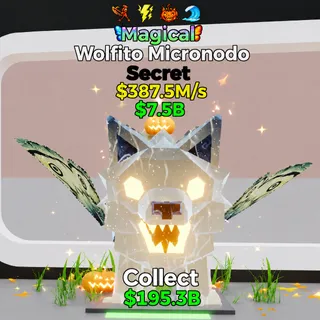 FORTNITE STEAL A BRAINROT WOLFITO MICRONODO MAGICAL