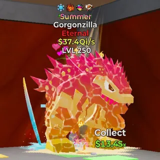 FORTNITE STEAL THE BRAINROT GORGONZILLA SUMMER 37.4Qi/s MAX LVL