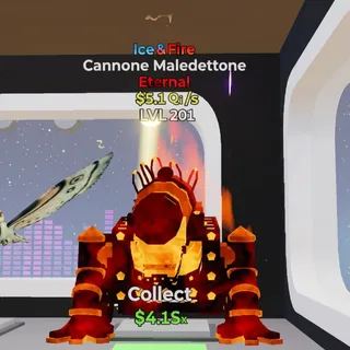 FORTNITE STEAL THE BRAINROT CANNONE MALEDETTONE ICE AND FIRE