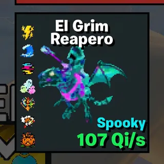 FORTNITE STEAL THE BRAINROT EL GRIM REAPERO HALLOWEEN 7 TRAITS 107Qi/s
