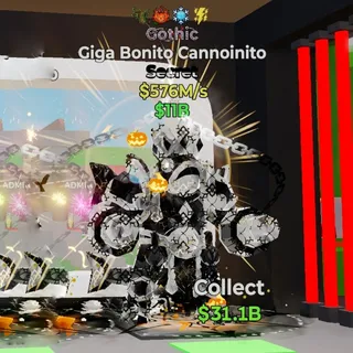 FORTNITE STEAL A BRAINROT GIGA BONITO CANNOINITO GOTHIC