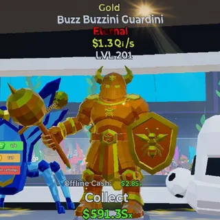FORTNITE STEAL THE BRAINROT BUZZ BUZZINI GUARDINI GOLD