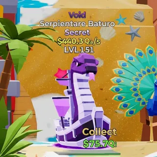 FORTNITE STEAL THE BRAINROT SERPIENTARE BATURO VOID