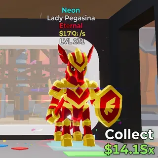 FORTNITE STEAL THE BRAINROT LADY PEGASINA NEON