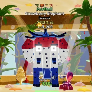 FORTNITE STEAL THE BRAINROT STRAWBERRY ELEPHANT FOOTBALL 6.3Qi LVL 200