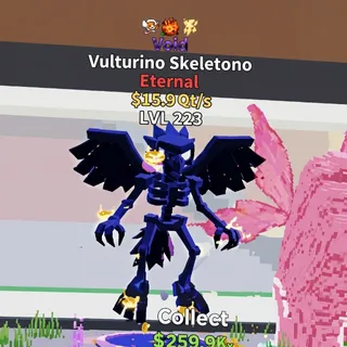 FORTNITE STEAL THE BRAINROT VULTURINO SKELETONO VOID
