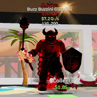 FORTNITE STEAL THE BRAINROT BUZZ BUZZINI GUARDINI 7.2Qi LVL 200