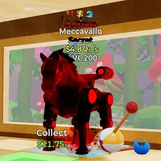 FORTNITE STEAL THE BRAINROT MECCAVALLO DARKNESS 4.8Qi LVL 200