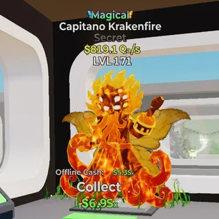 FORTNITE STEAL THE BRAINROT CAPITANO KRAKENFIRE MAGICAL