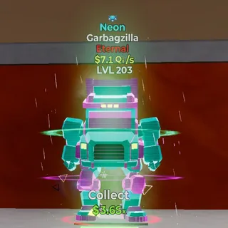 FORTNITE STEAL THE BRAINROT GARBAGZILLA NEON