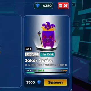 STEAL THE BRAINROT FORTNITE JOKER SPRITE