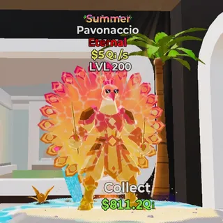 FORTNITE STEAL THE BRAINROT PAVONACCIO SUMMER