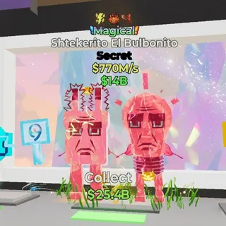 FORTNITE STEAL THE BRAINROT SHTEKERITO EL BULBONITO MAGICAL