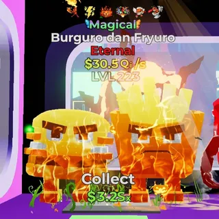 FORTNITE STEAL THE BRAINROT BURGURO DAN FRYURO MAGICAL