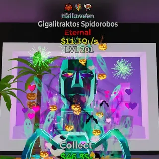 FORTNITE STEAL THE BRAINROT GIGALITRAKTOS SPIDOROBOS HALLOWEEN