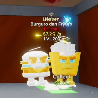FORTNITE STEAL THE BRAINROT BURGURO DAN FRYURO HEAVEN