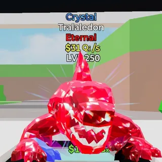 FORTNITE STEAL THE BRAINROT TRALALEDON CRYSTAL 31Qi/s MAX LVL