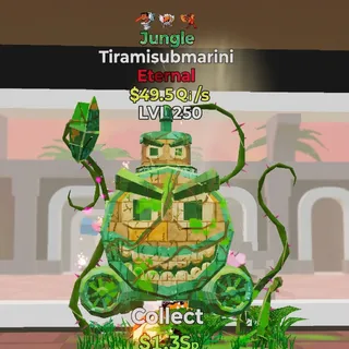 FORTNITE STEAL THE BRAINROT TIRAMISUBMARINI JUNGLE