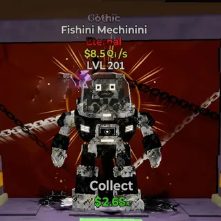 FORTNITE STEAL THE BRAINROT FISHINI MECHININI GOTHIC