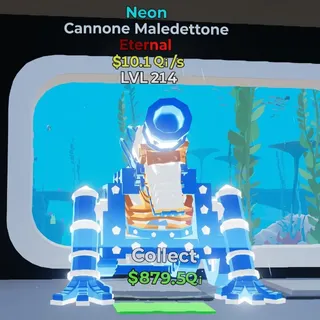 FORTNITE STEAL THE BRAINROT CANNONE MALEDETTONE NEON