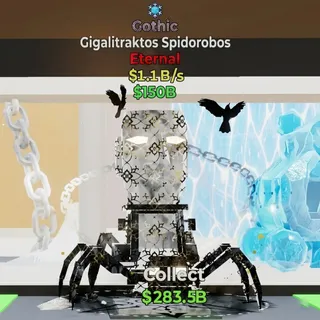FORTNITE STEAL THE BRAINROT GIGALITRAKTOS SPIDOROBOS GOTHIC