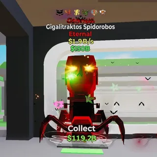 FORTNITE STEAL THE BRAINROT GIGALITRAKTOS SPIDOROBOS DARKNESS 6 TRAITS