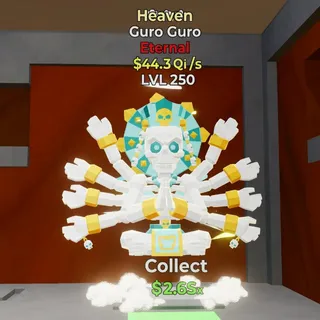 FORTNITE STEAL THE BRAINROT GURO GURO HEAVEN MAX LVL