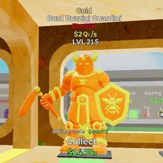FORTNITE STEAL THE BRAINROT BUZZ BUZZINI GUARDINI GOLD