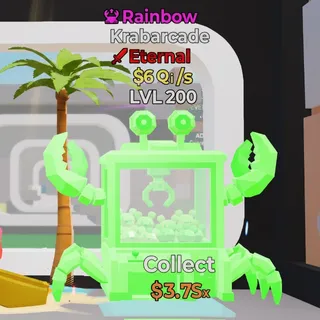 FORTNITE STEAL THE BRAINROT KRABARCADE RAINBOW