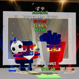 FORTNITE STEAL THE BRAINROT BURGURO DAN FRYURO FOOTBALL