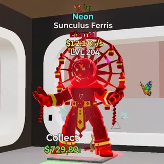 FORTNITE STEAL THE BRAINROT SUNCULUS FERRIS NEON