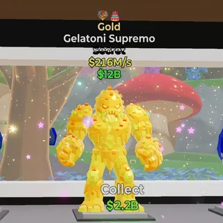 FORTNITE STEAL THE BRAINROT GELATONI SUPREMO GOLD