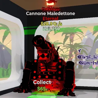 FORTNITE STEAL THE BRAINROT CANNONE MALEDETTONE DARKNESS