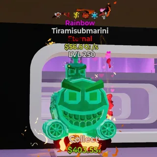 FORTNITE STEAL THE BRAINROT TIRAMISUBMARINI RAINBOW