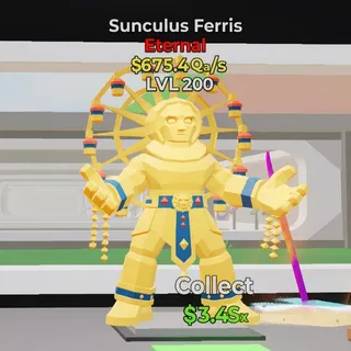 FORTNITE STEAL A BRAINROT SUNCULUS FERRIS LVL 200