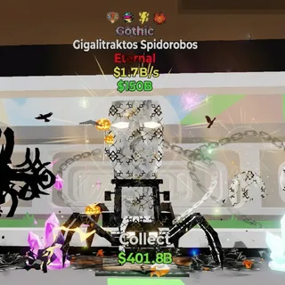 FORTNITE STEAL THE BRAINROT GIGALITRAKTOS SPIDOROBOS GOTHIC