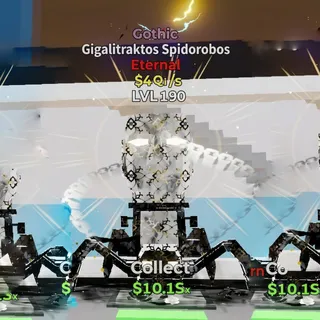 FORTNITE STEAL THE BRAINROT GIGALITRAKTOS SPIDOROBOS GOTHIC 4Qi LVL 190