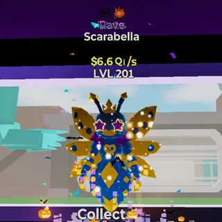 FORTNITE STEAL THE BRAINROT SCARABELLA RAVE