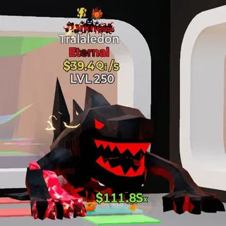 FORTNITE STEAL THE BRAINROT TRALALEDON DARKNESS 39.4Qi/s MAX LVL